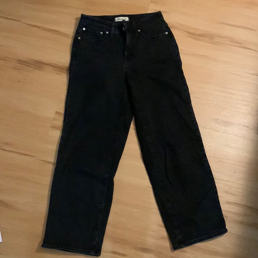 Madewell Curvy Perfect Vintage Wide Leg Jean in 26P, Belmere Wash